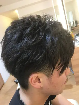 パーマ メンズ メンズカット 三村洸斗のヘアスタイル