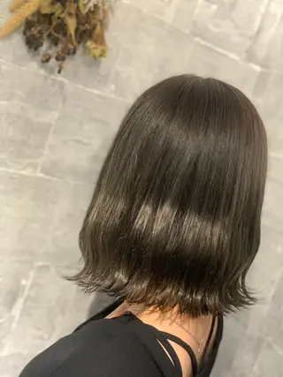 ミディアム メンズスタイル バレイヤージュ　齋藤のヘアスタイル