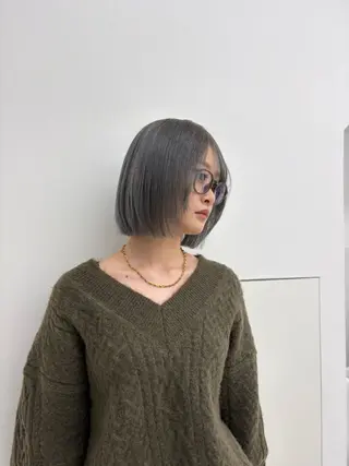 ショート Haruna/河原町 ハイトーン🤍のヘアスタイル