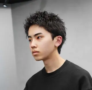 ショート パーマ メンズ 松下 友希 【fifth】のヘアスタイル
