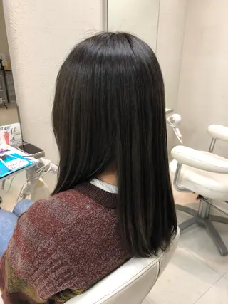 ミディアム 阿部 美咲のヘアスタイル