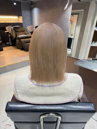 ミディアム ミユウ👗🎀 /カラーリスト/ボブのヘアスタイル