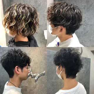 メンズ Noyヨシモト ヒロトのヘアスタイル
