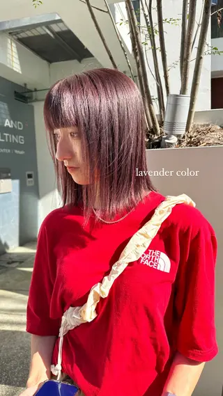 ショート カラー REINA☁️透明感 カラー/ぷつっと♡のヘアスタイル