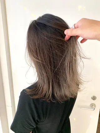 セミロング カラー 北千住でカラーNo1 高橋優輔のヘアスタイル