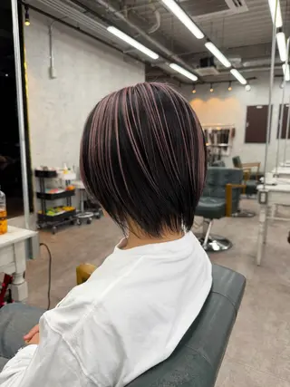 ショート カラー 似合わせ🌿‬髪質 改善🧸RYUGOのヘアスタイル