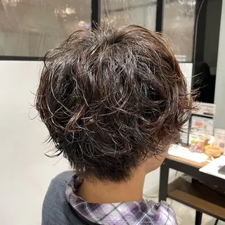 パーマ メンズ 瀬尾 香乃子のヘアスタイル