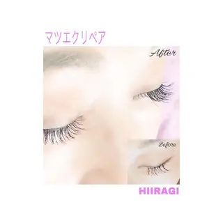 マツエク・マツパ 美容室 HIIRAGIのマツエク・マツパデザイン