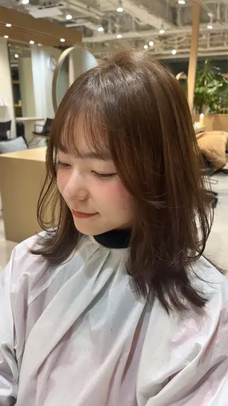 ミディアム Agnos 青山/ saya🌼のヘアスタイル