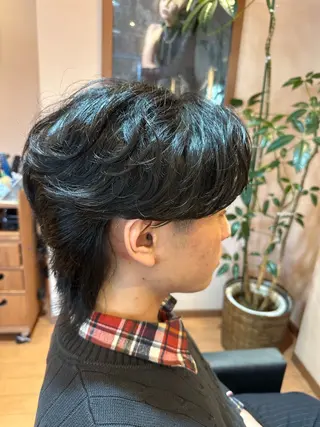 ミディアム modshair ヒロのヘアスタイル