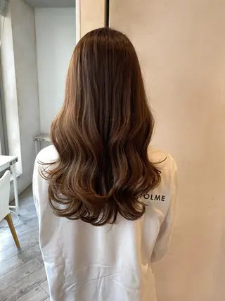 ロング 顔まわりカット🌟 くびれヘア/寺門遥輝のヘアスタイル