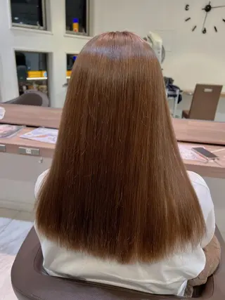 ロング カラー パーマ Yuka/Aujua ソムリエ/髪質改善のヘアスタイル