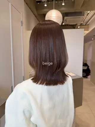 ミディアム 髪質改善/透明感カラ ー🫧/YUIKAのヘアスタイル