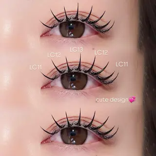 マツエク・マツパ CreBiA🩶 cocoroのマツエク・マツパデザイン