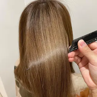 セミロング 有働 直広のヘアスタイル