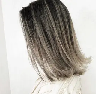 ミディアム カラー ヘアアレンジ 横浜縮毛矯正 ☆渋谷良太のヘアスタイル