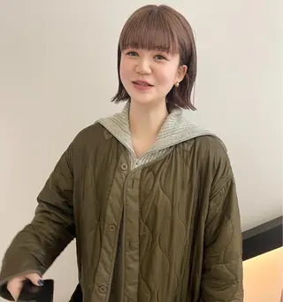 ショート カラー 顔周りカット/透明感 カラー✂️MEIのヘアスタイル