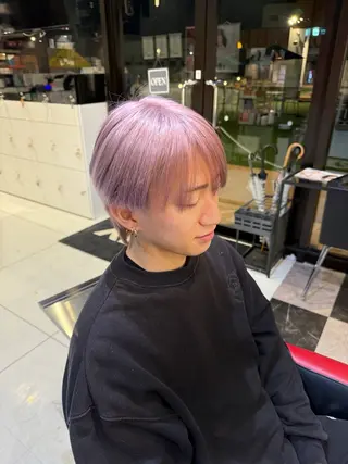 ショート メンズ デザインカラー/ 推しの配色　肥後のヘアスタイル