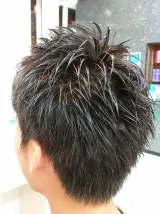 ショート メンズ 山中 誠一朗のヘアスタイル