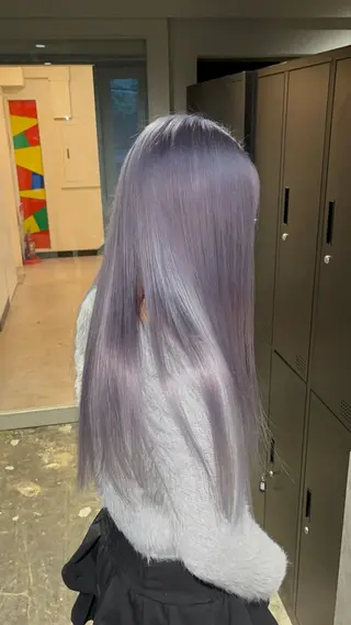 ロング 渋谷ケアブリーチ ❤️‍🔥徳田空悟のヘアスタイル