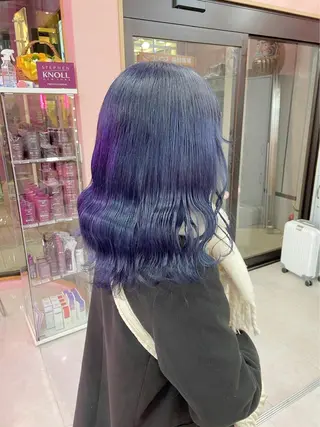 セミロング カラー ✨メンズ特化& ブリーチ特化Ryuのヘアスタイル