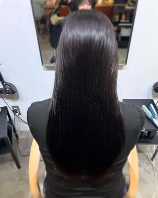 ロング アワタケ リンのヘアスタイル