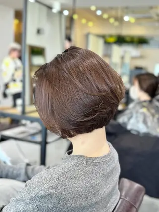ショート カラー 無料カット/ ショート特化/表参道のヘアスタイル