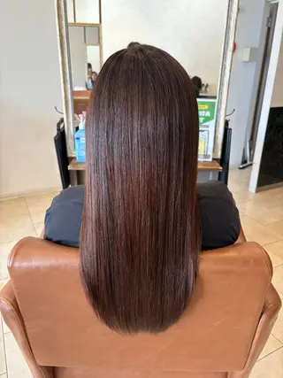 カラー 沖本 あやののヘアスタイル