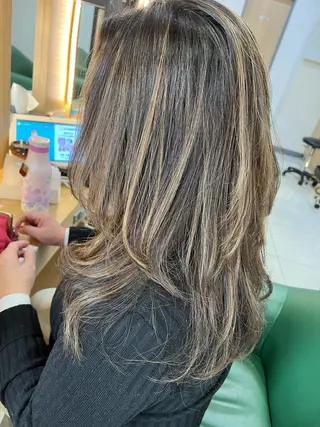 ロング カラー 向日葵🌻 /レディースカットのヘアスタイル