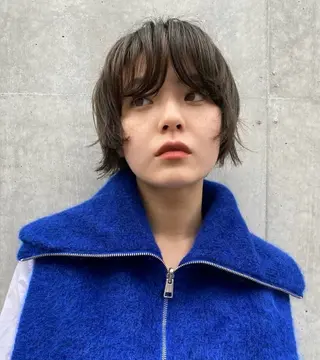 ショート ボブ／レイヤー／艶 🦕risa  森下のヘアスタイル