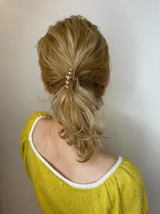 セミロング カラー ヘアアレンジ layer cut 店長/MIKUのその他イメージ