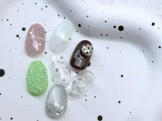 ネイル 💙0203 munimusanのネイルデザイン