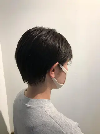ショート カラー ニュアンスパーマ/ レイヤー/茶屋町のヘアスタイル