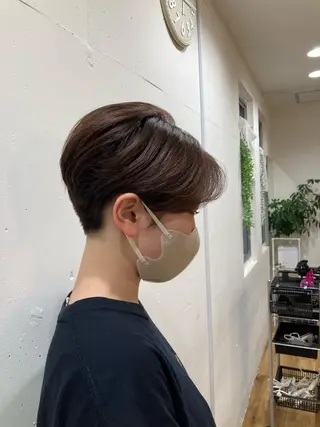 ショート カラー Keita 白髪ぼかしのヘアスタイル
