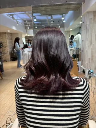 ミディアム カラー 表参道/アレンジ💐 /艶カラー/kahoのヘアスタイル