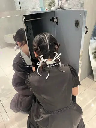 ヘアアレンジ ガーリースタイル/ TAMAMI🎀のヘアスタイル