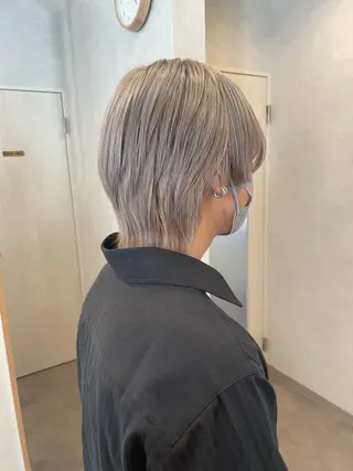 カラー メンズ kako ／透明感カラー🤍のヘアスタイル