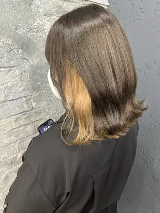 ミディアム カラー 🎀モテ髪ﾐﾙｸﾃｨ ｰ🎀yasunaのヘアスタイル