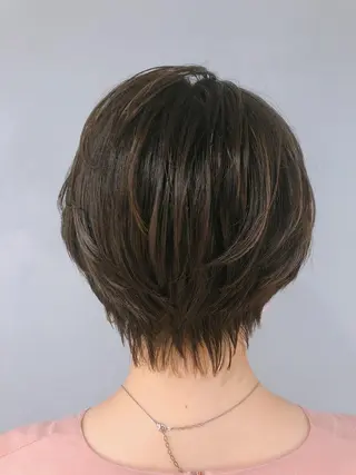 ショート 髪質改善イノアカラー 富澤ショウタのヘアスタイル