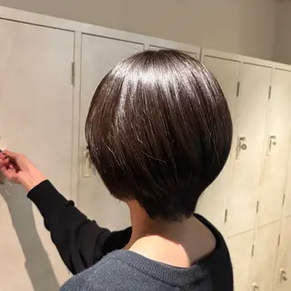 ショート 🌸艶カラー/似合わ せカット/サクラ🌸のヘアスタイル