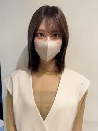 ミディアム 佐藤 蓮のヘアスタイル