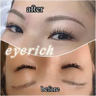 アイブロウ eyerich 蘇我店のマツエク・マツパデザイン