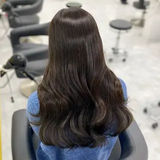 セミロング カラー パーマ ヘアアレンジ メンズ キッズ 💖横浜ブリーチなし 💖MIHOのヘアスタイル