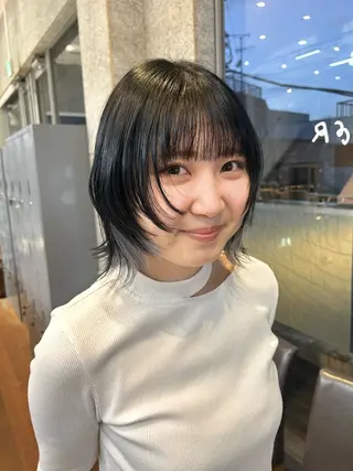 ショート カラー 🤍垢抜け♡透明感 カラーmoeka🤍のヘアスタイル