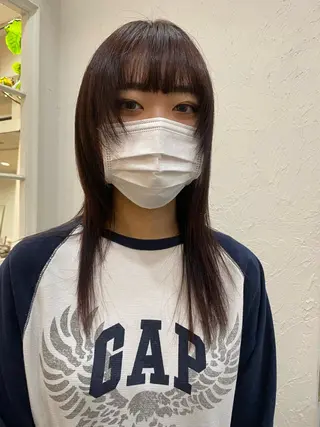 ロング 前橋 姫奈のヘアスタイル