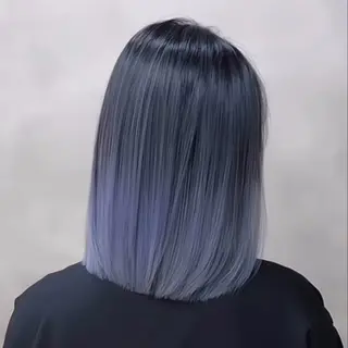 ミディアム カラー YUIKA☆髪質改善 小顔カット艶カラーのヘアスタイル