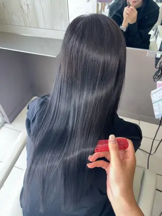 カラー 🌟美髪縮毛矯正🌟 吉田早弥のヘアスタイル