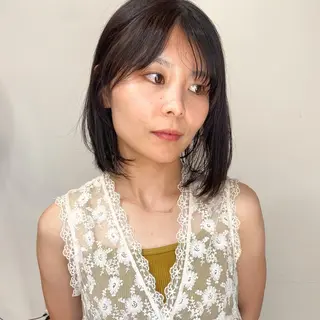ミディアム カラー パーマ ヘアアレンジ 🌼似合わせのプロ 心斎橋/rena🌼のマツエク・マツパデザイン