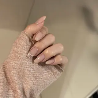 ネイル By moonネイル 🌷ワンホン/韓国風のネイルデザイン