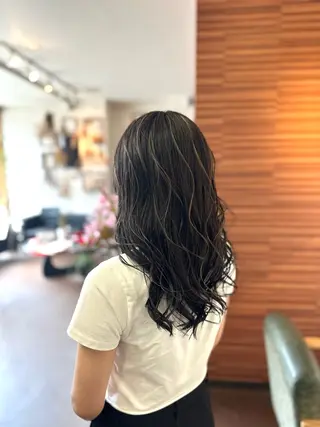 ロング カラー 💜推しインナー カラー/菊池柊真💜のヘアスタイル